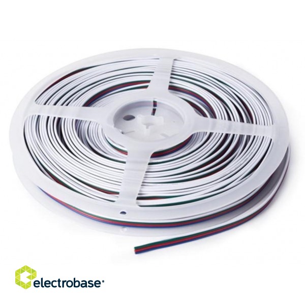 4-CONDUCTOR RGB WIRE FOR LED STRIPS (25 m) 4 x 0.33 mm²