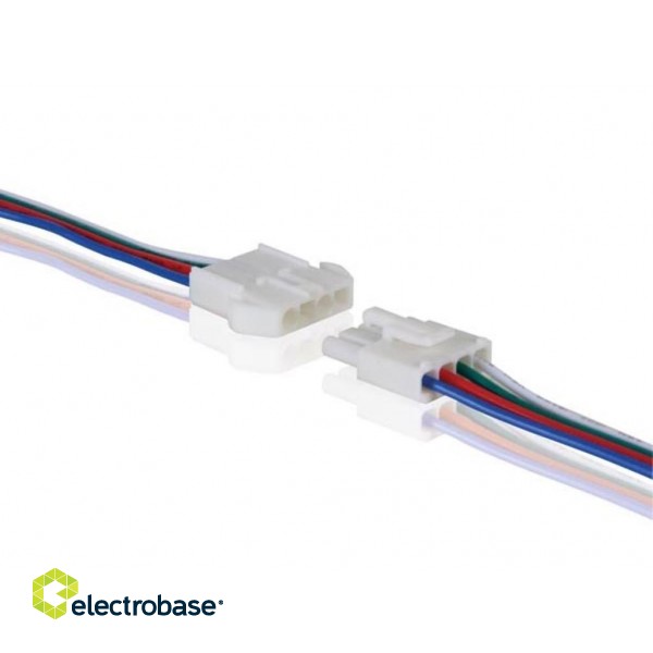 CONNECTOR WITH CABLE (MALE-FEMALE) FOR RGB LEDSTRIP
