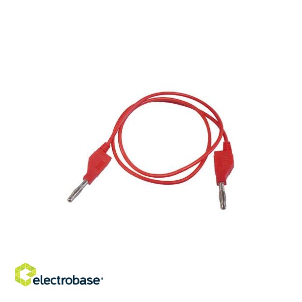 TEST LEADS (MOULDED BANANA PLUG 4mm) / RED