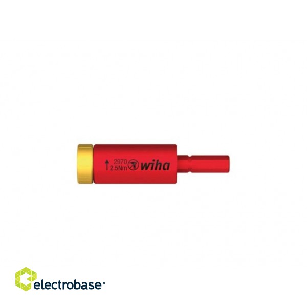Wiha easyTorque electric torque adapter for slimBits and slimVario® holder in blister (41341) 0,8 Nm