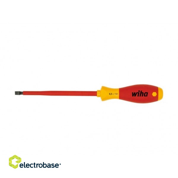 Wiha Screwdriver SoftFinish® electric Slotted (00824) 4,5 mm x 125 mm