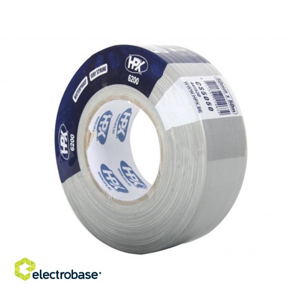Professional cloth tape - 50mm x 50m - silver