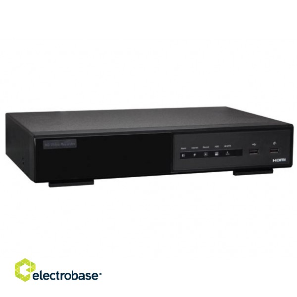 IP RECORDER - HD - 4 CHANNELS - EAGLE EYES - ETS - SWITCH POE - NAS - 1.3 MP