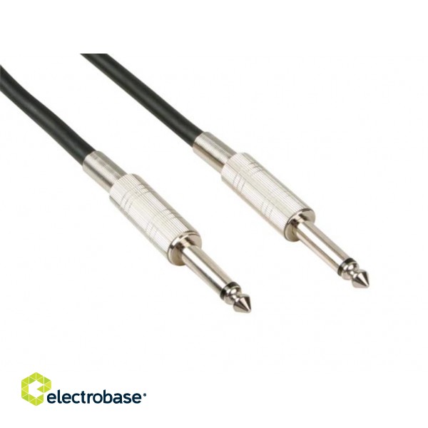 SPEAKER CABLE - JACK 6.35 mm to JACK 6.35 mm - MONO - 5 m - BLUE