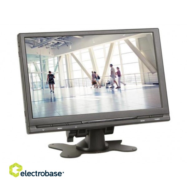 9" DIGITAL TFT-LCD MONITOR WITH REMOTE CONTROL - 16:9 / 4:3