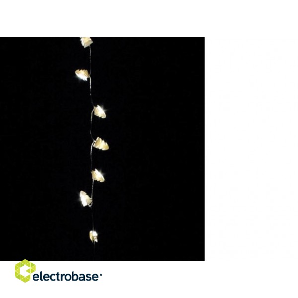 Paperlight LED - 10 m - 30 Christmas trees - warm white - transparent wire - 24 V