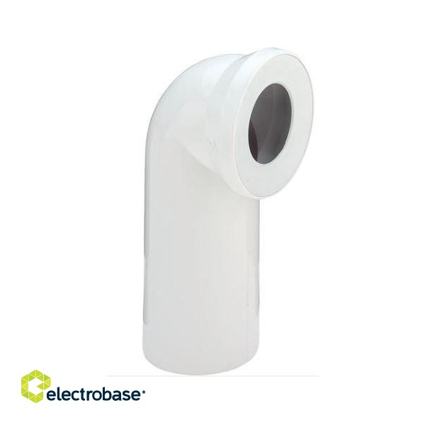 WC elbow 90°, white, Viega