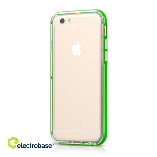 Чехол на заднюю панель Hoco Apple iPhone 6 / 6S Steal series PC+TPU Green