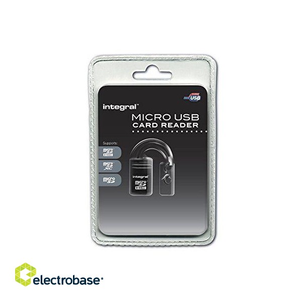 Atminties kortelės Integral  Micro SD Mini USB Cardreader INCRMSDMINIUSB 