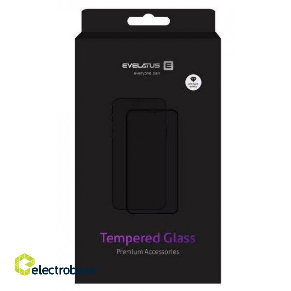 Aizsargstikls Evelatus Apple iPhone 14 / 13 / 13 Pro 0.33 Flat Clear Glass Japan Glue Anti-Static 