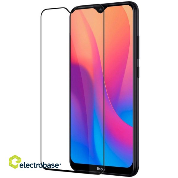 Protective glass iLike Xiaomi Redmi 8 2.5D Black Frame Full Glue 