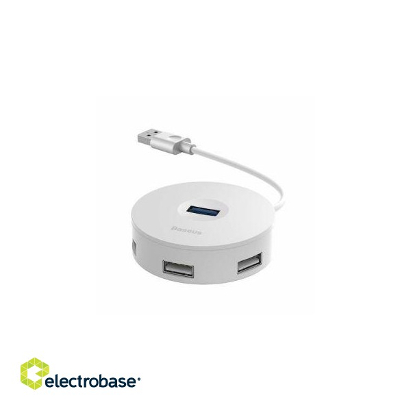 Converter Baseus - Adapter HUB USB 3.0 To 4xUSB White