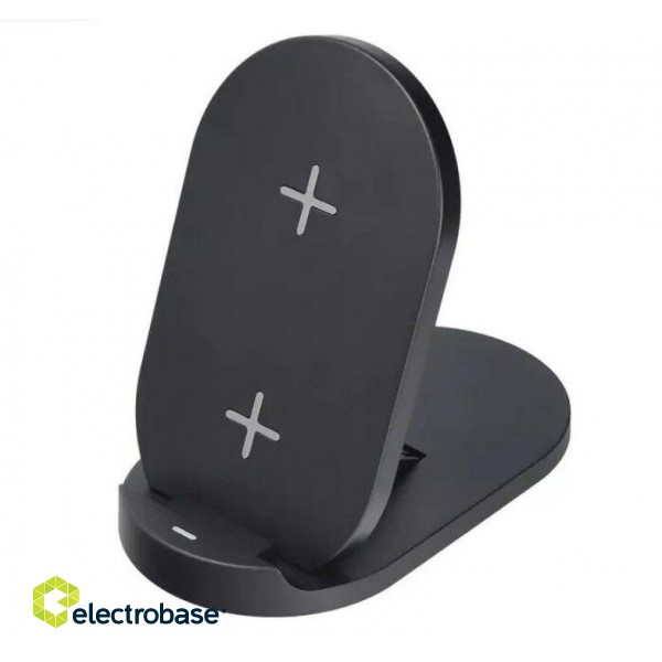 Wireless charger CP  15W Wireless Stand Charger Magsafe Black