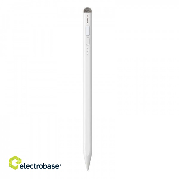 Stylus Baseus  [RETURNED ITEM] Baseus Smooth Writing 2 active stylus with LED indicator + USB-C cable / replaceable tip - white 