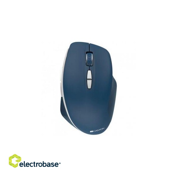 Computer mouse Canyon  2.4 GHz Wireless mouse with 7 buttons DPI 800/1200 Blue