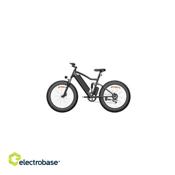 Elektriniai dviračiai iLike  Electric bike ONES1, 48V, 10AH, 26 collas, 500W, 25Km/h, IP54 Black