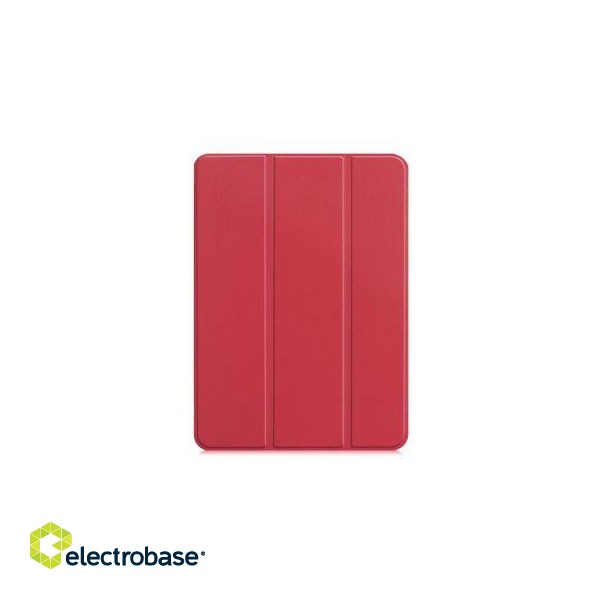 Maciņš grāmata iLike  IdeaTab M10 Plus 10.3 3rd Gen X606 Tri-Fold Eco-Leather Stand Case Coral Pink