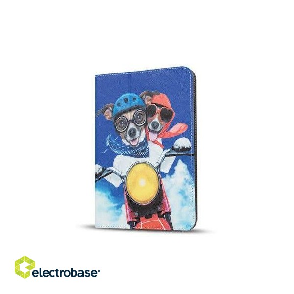 Book case iLike  Universal case Dogs for tablet 7-8 Blue