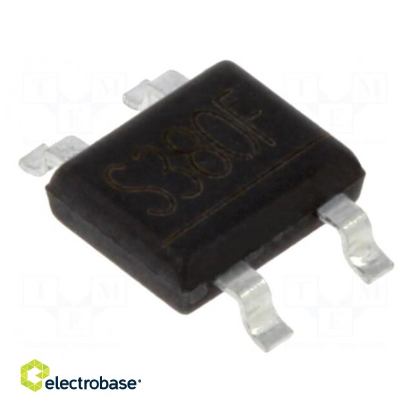 Bridge rectifier: single-phase | Urmax: 800V | If: 0.8A | Ifsm: 40A