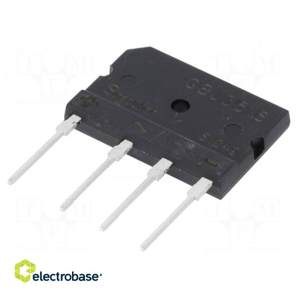 Bridge rectifier: single-phase | Urmax: 1.6kV | If: 35A | Ifsm: 420A