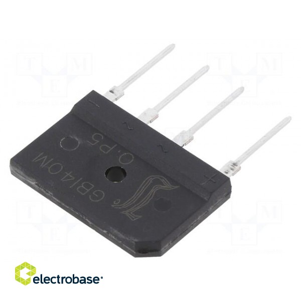 Bridge rectifier: single-phase | Urmax: 1kV | If: 40A | Ifsm: 400A