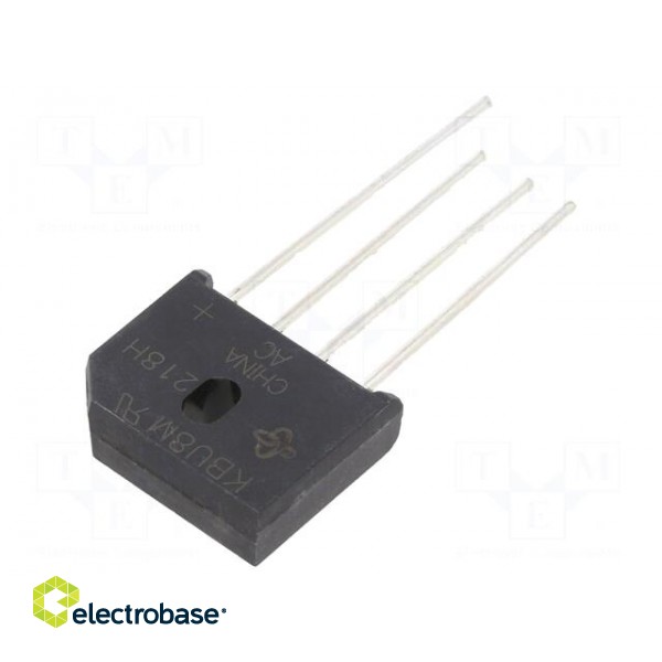 Bridge rectifier: single-phase | Urmax: 1kV | If: 8A | Ifsm: 300A | flat