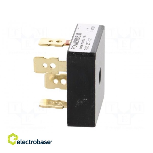 Single-phase bridge rectifier | Urmax: 1.2kV | If: 21A | Ifsm: 360A image 9