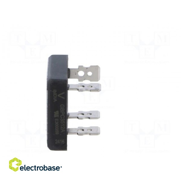 Bridge rectifier: single-phase | Urmax: 1.2kV | If: 35A | Ifsm: 475A image 3