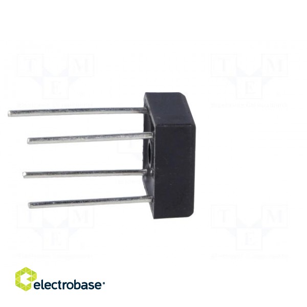 Single-phase bridge rectifier | Urmax: 100V | If: 10A | Ifsm: 240A paveikslėlis 7