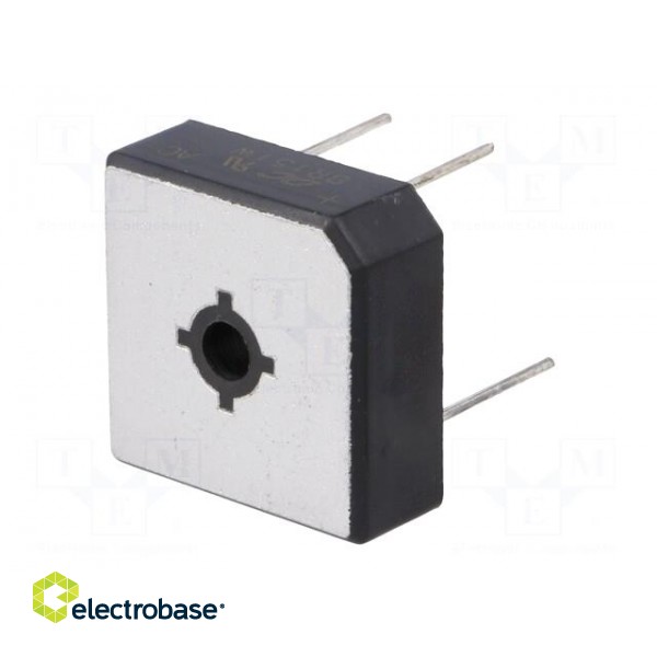 Bridge rectifier: single-phase | Urmax: 100V | If: 15A | Ifsm: 300A image 2