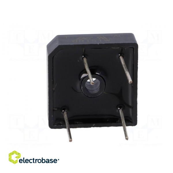 Bridge rectifier: single-phase | Urmax: 100V | If: 15A | Ifsm: 300A image 5