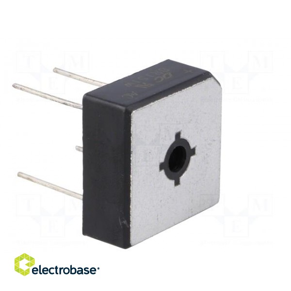 Bridge rectifier: single-phase | Urmax: 100V | If: 15A | Ifsm: 300A image 8