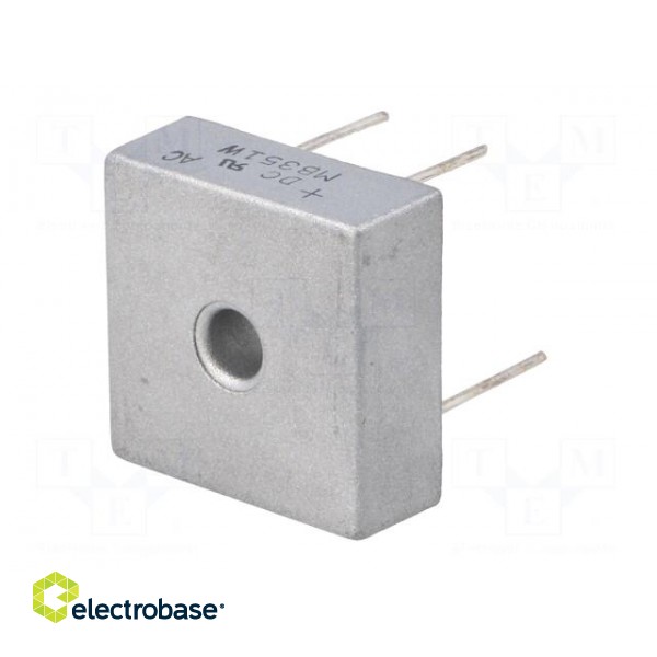 Bridge rectifier: single-phase | Urmax: 100V | If: 35A | Ifsm: 400A image 2