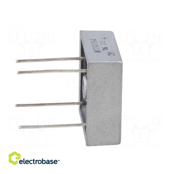 Single-phase bridge rectifier | Urmax: 100V | If: 35A | Ifsm: 400A фото 7