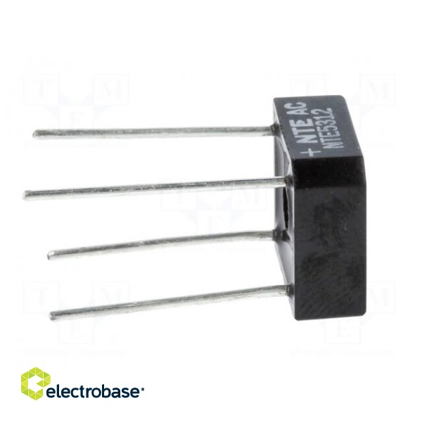 Bridge rectifier: single-phase | Urmax: 100V | If: 8A | Ifsm: 200A image 7