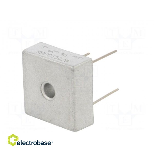 Bridge rectifier: single-phase | Urmax: 200V | If: 35A | Ifsm: 400A image 2