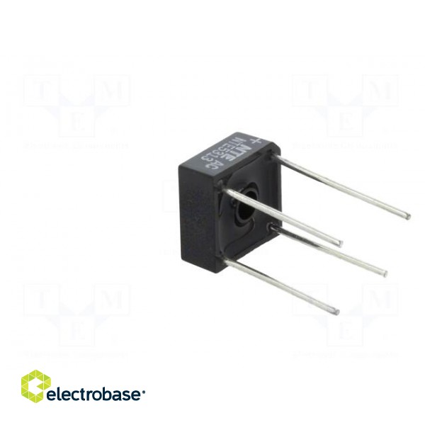 Single-phase bridge rectifier | Urmax: 200V | If: 8A | Ifsm: 200A | THT paveikslėlis 4