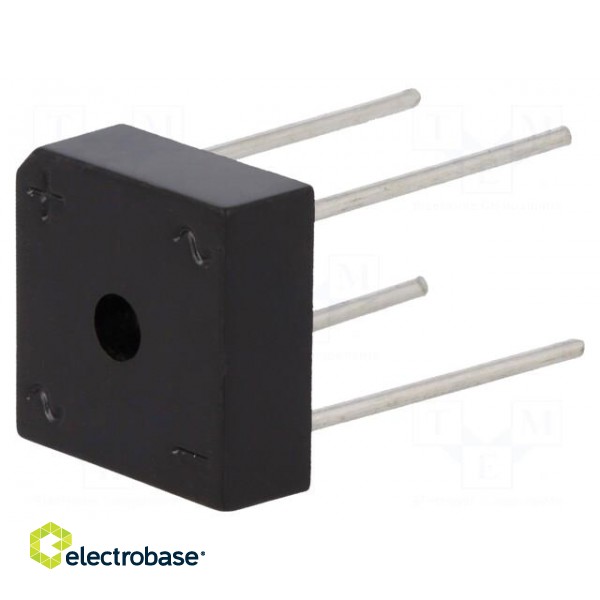 Single-phase bridge rectifier | Urmax: 400V | If: 10A | Ifsm: 135A image 1