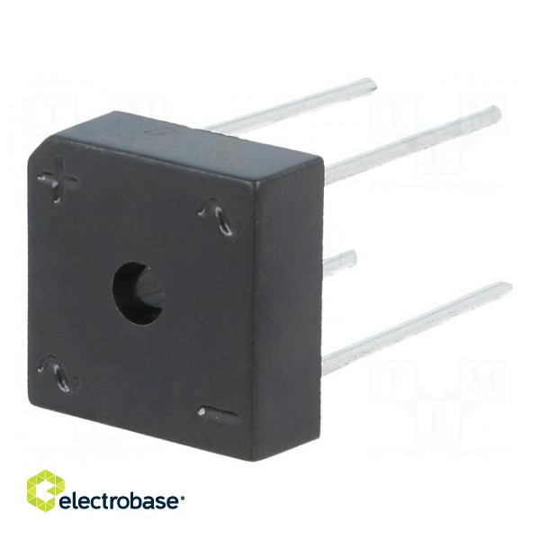 Single-phase bridge rectifier | Urmax: 400V | If: 10A | Ifsm: 240A image 1