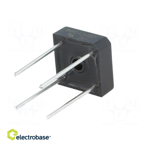 Single-phase bridge rectifier | Urmax: 400V | If: 10A | Ifsm: 240A paveikslėlis 6