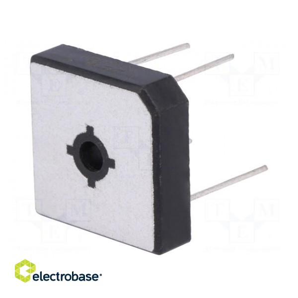 Single-phase bridge rectifier | Urmax: 50V | If: 25A | Ifsm: 400A image 1