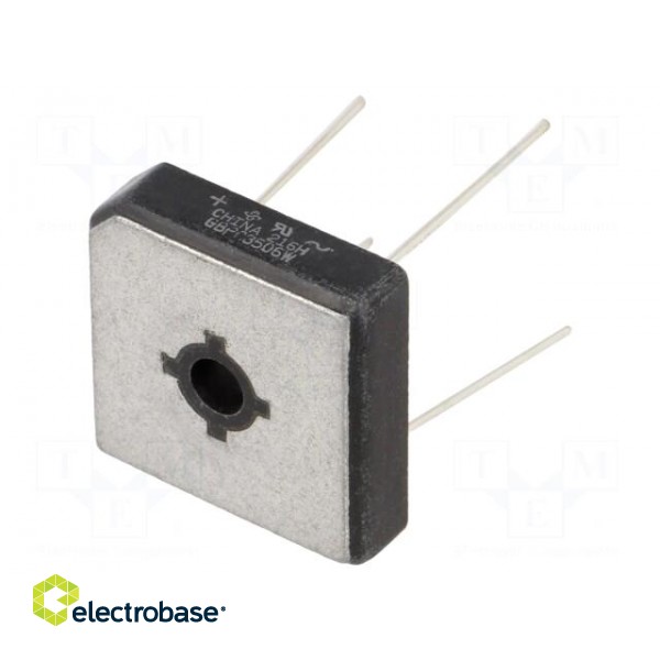 Bridge rectifier: single-phase | Urmax: 600V | If: 35A | Ifsm: 400A