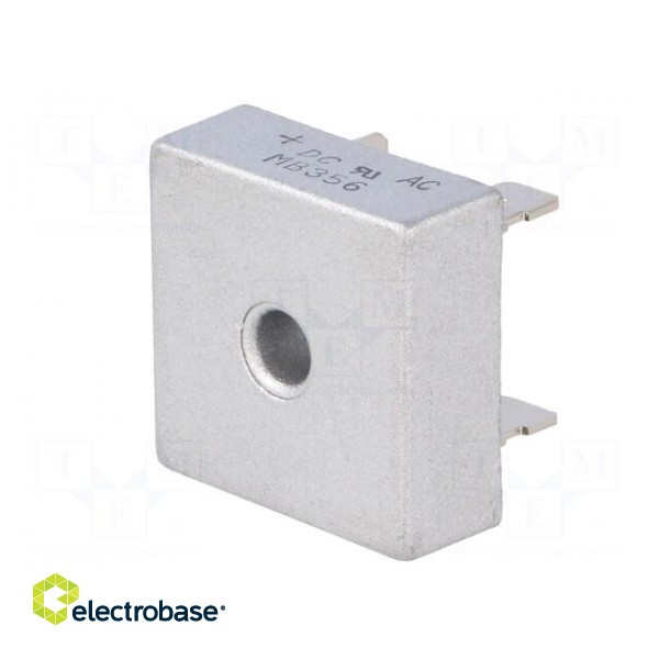 Bridge rectifier: single-phase | Urmax: 600V | If: 35A | Ifsm: 400A фото 4