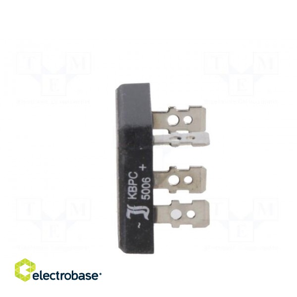 Single-phase bridge rectifier | Urmax: 600V | If: 50A | Ifsm: 400A paveikslėlis 5