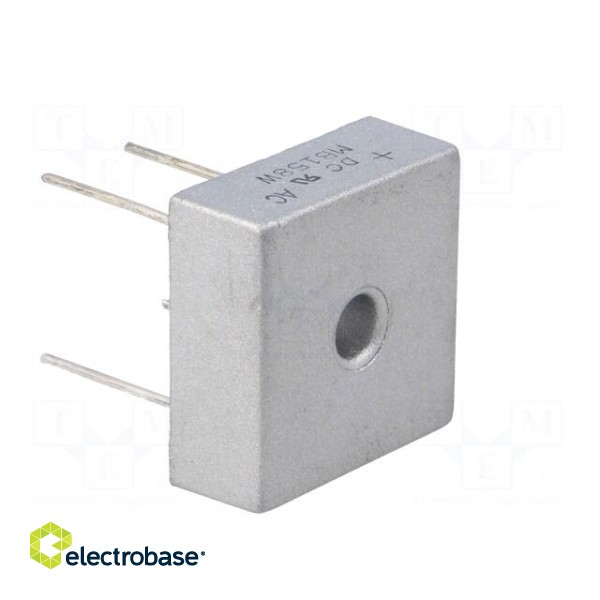 Single-phase bridge rectifier | Urmax: 800V | If: 15A | Ifsm: 300A paveikslėlis 8