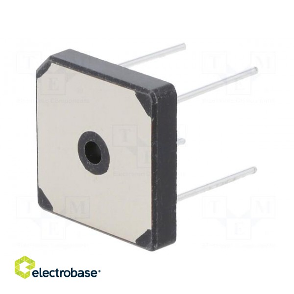 Bridge rectifier: single-phase | Urmax: 800V | If: 20A | Ifsm: 500A image 1