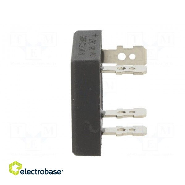 Bridge rectifier: single-phase | Urmax: 800V | If: 25A | Ifsm: 350A image 5