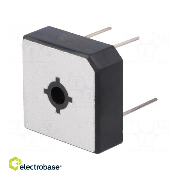 Bridge rectifier: single-phase | Urmax: 800V | If: 25A | Ifsm: 400A image 1