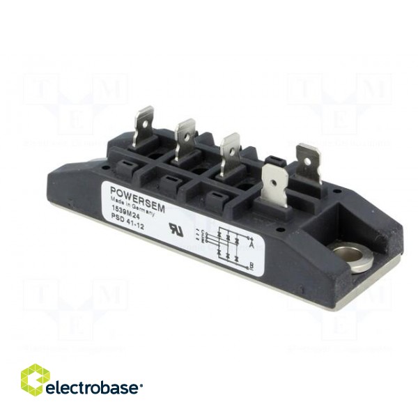 Three-phase bridge rectifier | Urmax: 1.2kV | If: 70A | Ifsm: 550A image 4