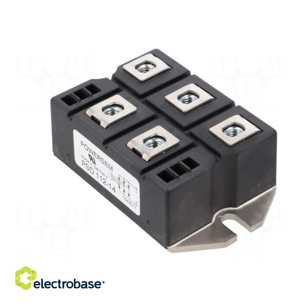 Bridge rectifier: three-phase | Urmax: 1.4kV | If: 127A | Ifsm: 1.2kA image 4